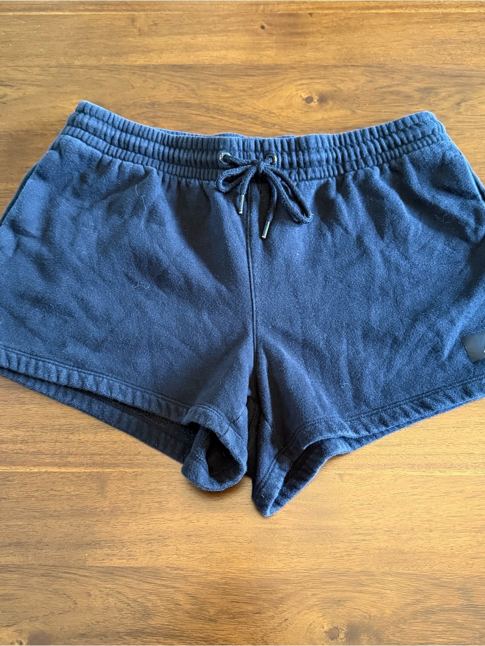 Reebok Women's Black and Light Gray Casual Athletic Shorts Pair - Picture 7 of 12